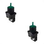 Kit Chave Seletora Iluminada Plástica | Xb2 Ek2361 220vca | 1